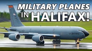 MILITARY AIRPLANES ONLY! KC-135, A400M, C-17, C-130 at Halifax Stanfield (YHZ)