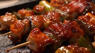 눈물쏙 빼는 눈물맛 닭꼬치 만들기_Chicken Skewers : NOTSUN HOUSE_낯선H