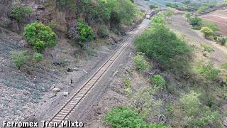 4K Railfanning Drone - Ferromex Junio 29, 2024 - Tequila