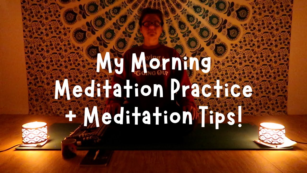 5 Minute Morning Meditation 🌞 + My Meditation Tips For Beginners! - YouTube