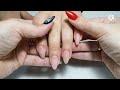 😍 Маникюр гель лаком 💅 Укрепление и выравнивание ногтей. Ноготочки подруге. Красные ногти.