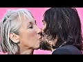 Keanu Reeves and Alexandra Grant KISS at a Gala at the Museum of Modern Art