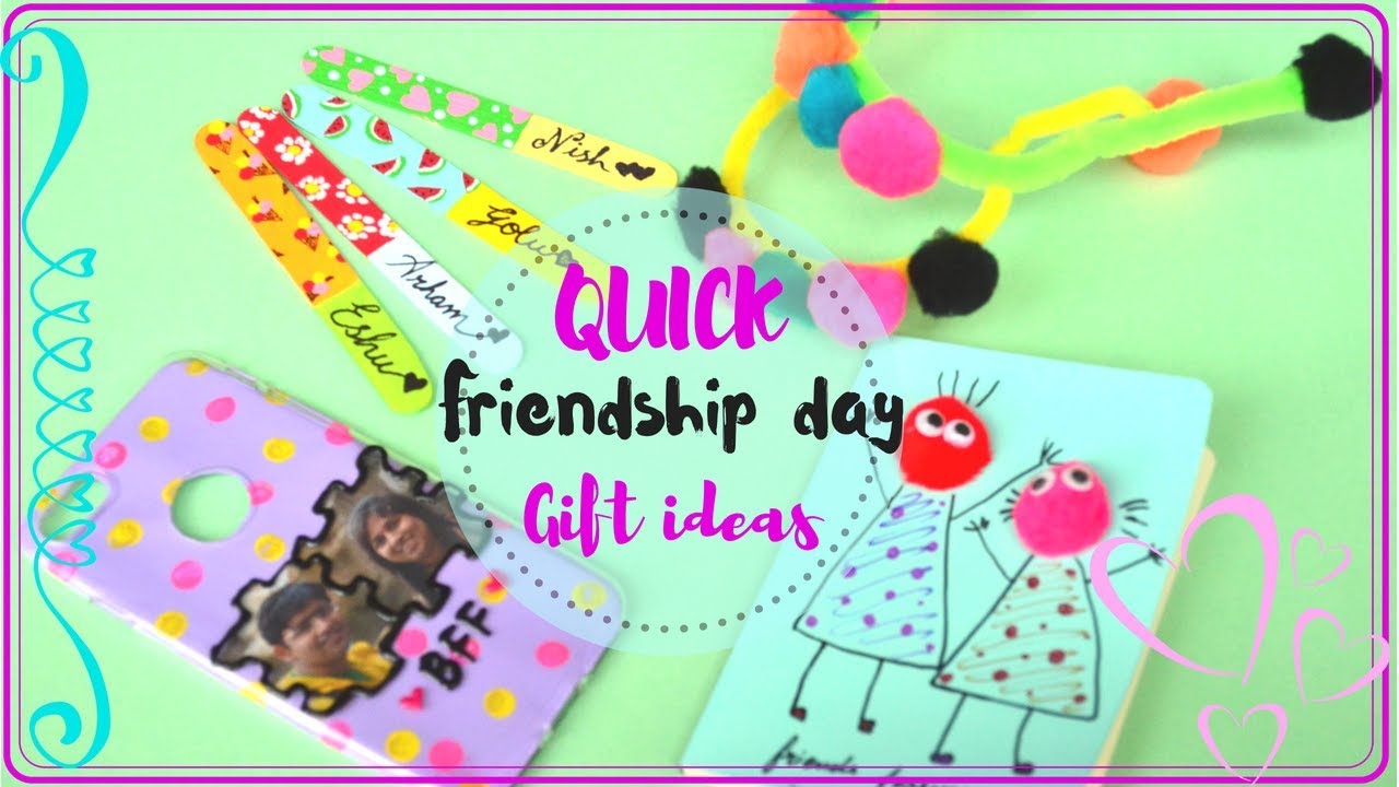 DIY 4 Friendship Day Handmade Gift Ideas I Very Quick & Easy I 2018 ...