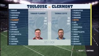 Top 14 2024/2025 Round 9 Toulouse vs Clermont and other Round 9 results