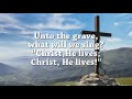 Christ Our Hope in Life and Death Worship Video with Lyrics