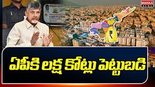 ఏపీకి లక్ష కోట్లు పెట్టుబడి | Cm Chandrababu Keywords On AP Development | Mahaa News