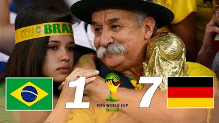 Brasil 1 x 7 Alemanha - melhores momentos - Copa do Mundo 2014