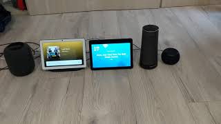 Apple Siri v.s Google Assistant v.s Amazon Alexa v.s Microsoft Cortana v.s Samsung Bixby 7-1