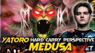 7.37D - Crazy Play Yatoro Medusa Hard Carry - Dota 2 Pro Gameplay #yatoro #medusa