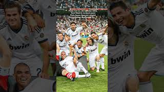 Pada hari ini 2012 Real Madrid menjadi juara Piala Super Spanyol  #realmadrid #barcelona #elclassico