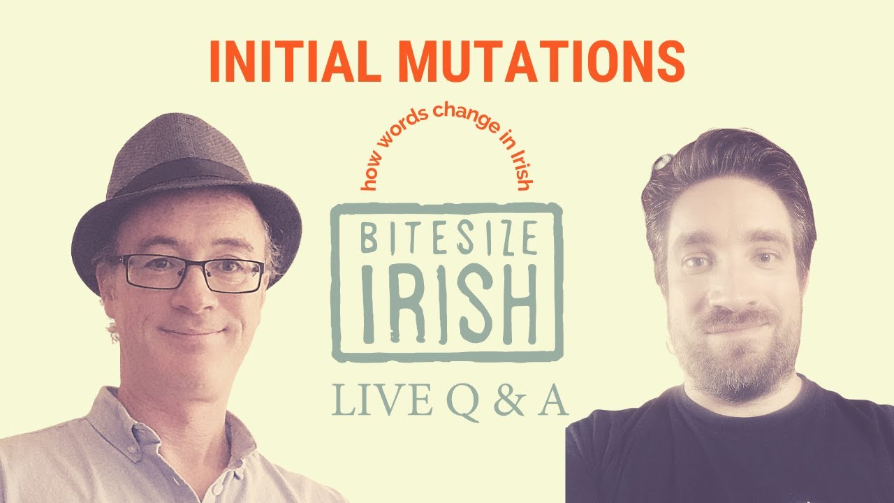 Live Q&A: Initial Mutations - How Words Change In The Irish Language ...