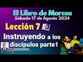 Instruyendo a los discípulos: parte uno | @escuelasabatica2024