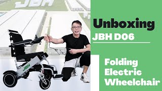 Unboxing JBH D06 Lightweight Electric Wheelchair | JBH Wheelchair