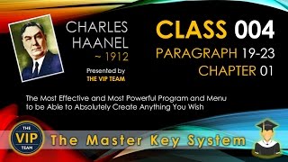 Class 004 - Paragraph 19-23  - Chapter 01 -  Master Key System -  THE VIP TEAM