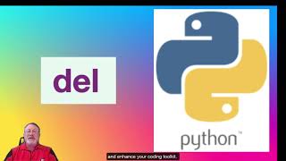 Python keyword video reference: DEL