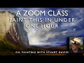 A Zoom Class with Stuart Davies, August 17, 2024, A Quickie