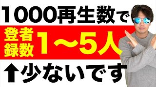 少ない再生数で登録者数を効率的に増やす方法