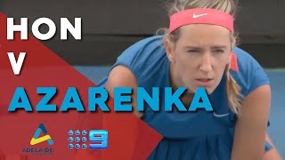Victoria Azarenka vs. Priscilla Hon: Adelaide International 2022