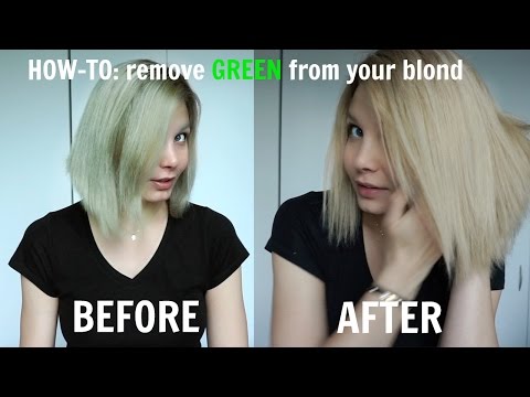 HOW - TO: remove GREEN shade from your Blonde! HOW - TO: remove GREEN shade from your Blonde!