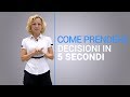 Come Prendere decisioni in 5 secondi.