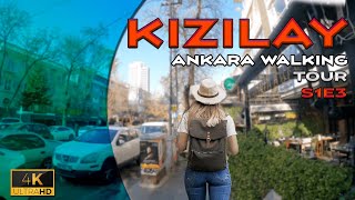 4K Virtual Walking Tour through Kızılay, #Ankara -Türkiye City Walking Tour | S1E3