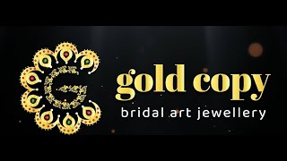 Gold Copy | Bridal Art Jewellery Ad | Chennai | Anand Donepudi