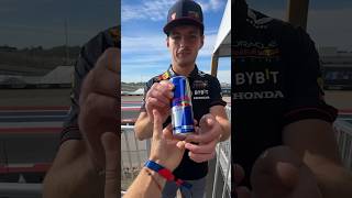 Delivering a Red Bull to the WORLDS GREATEST F1 Driver🏎️🏆 #redbullracing