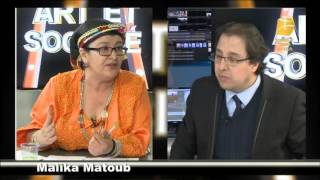 Malika Matoub Sur  Berbère Télévision 07/04/2016  Avi.001