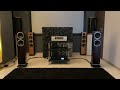 fyne audio f501 loudspeakers 4kᵁᴴᴰ with accuphase e 280