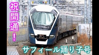 【祝デビュー！】サフィール踊り子１号　品川駅（着→発）