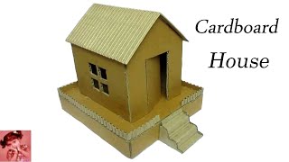 Cardboard House with Dimensions | School Project Ideas for Kids | DIY Cardboard House Model