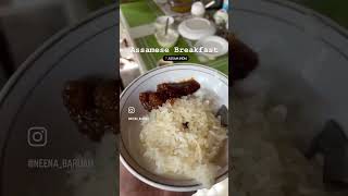 How to eat breakfast // Assamese Breakfast