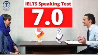 IELTS Speaking test band score of 7 with feedback