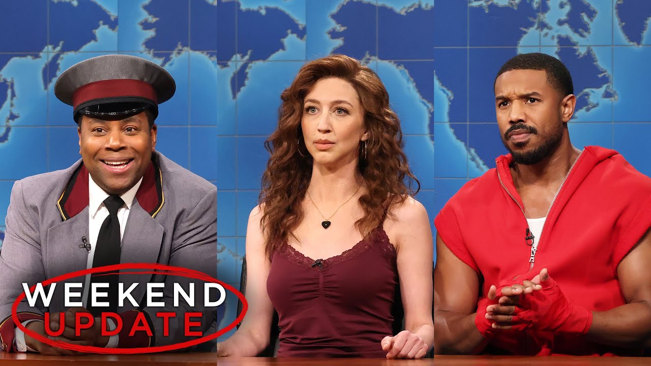 Weekend Update Ft. Kenan Thompson, Heidi Gardner And Michael B. Jordan ...