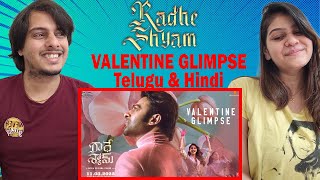 Radhe Shyam (Telugu) Valentine Glimpse | Prabhas | Pooja Hegde | Radha Krishna | UV Creations