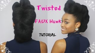 How To Braided Faux Hawk Updo For Natural Hair Pakfiles Com