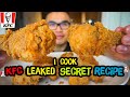 I cooked KFC leaked "Secret Recipe" | DIY | COPYCAT