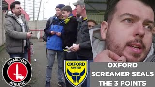 OXFORD SCORE A SCREAMER TO EARN THE DOUBLE OVER CHARLTON, ARE WE IN A RELEGATION FIGHT? #cafc #oufc