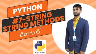 Python Full Course In Telugu -7 | String | String Methods |Tech Talk