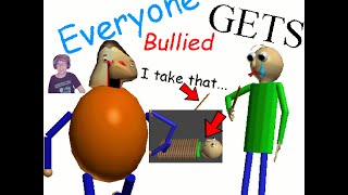 Baldi's basics EVERYONE GETS BULLIED IN SCHOOLHOUSE \u0026 turning off lights edition, baldi basics mod