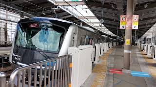 小田急5000形5051F急行小田原行き本厚木駅発車シーン