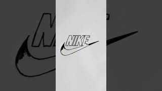 How to draw the NIKE logo ✍🏻