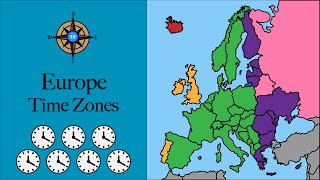 European Time Zones Mapped 🕰🇪🇺