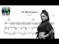⭐ DI MI NOMBRE - Rosalía / Tutorial Piano +【PARTITURA GRATIS】