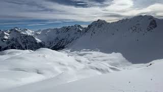 Dolomites Ski mountaineering Cima 11 And Vallaccia gully