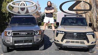 Is The V6 Really Better? (2025 Lexus GX550 vs 2025 Toyota Land Cruiser)