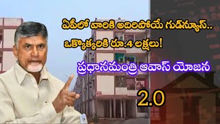 ఏపీలో వారికి అదిరిపోయే గుడ్‌న్యూస్.. ఒక్కొక్కరికి రూ.4 లక్షలు! #pmavasyojana2.0 #ap #2024