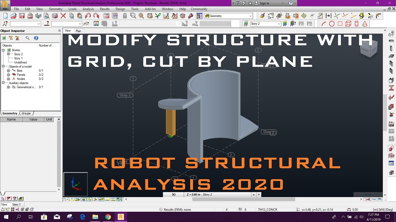 Autodesk Robot Structural Analysis 2020 Tips Youtube