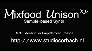 Mixfood Unison Xs Presets Demo version 1 0 0