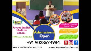 Admissions Open In Joyous English Medium School Chakan